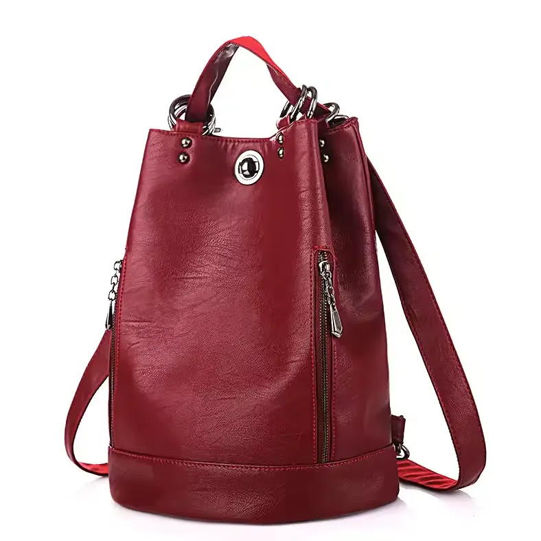 Fashion Classic Anti Theft Backpack Women PU Back Pack Ladies Large Capacity Rucksacks Multifunctional Shoulder Bags for Women