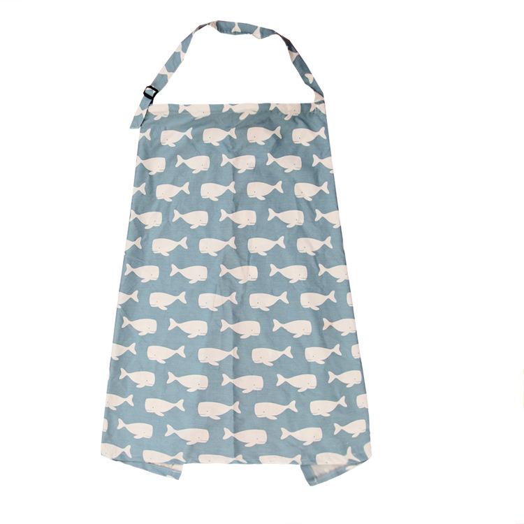 Breastfeeding Out Shawl - Pure Cotton, Cartoon Animation, Simple Style, Adjustable Buckle, Matching Storage Bag 1
