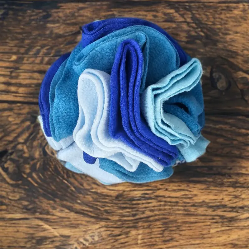 Snuffle ball for Dogs blue colour - Perfect for Puzzles and Playtime 0