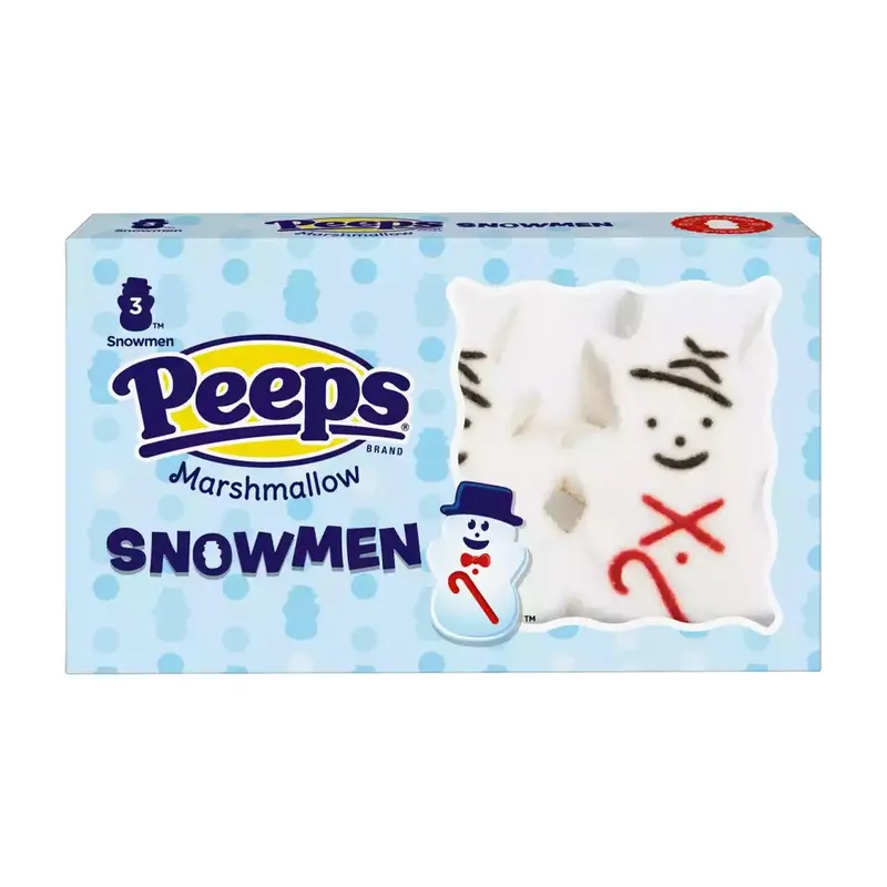 Peeps Marshmallows 3 Pack - Snowmen, Trees, Gingerbread Men, Pumpkins, Skulls, Ghosts & Monsters Available - Halloween Sweet Sugar Snack 7