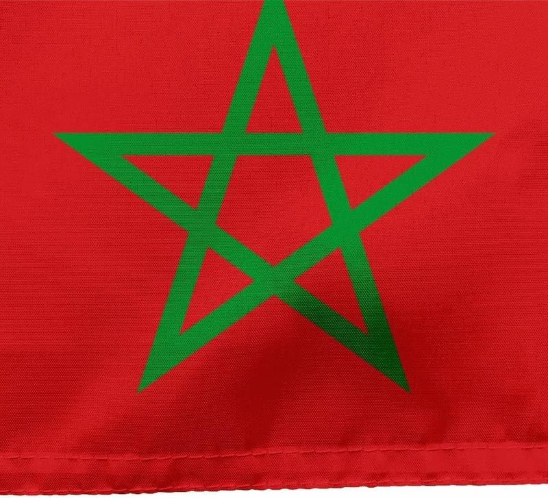 Morocco National Flags Events Pub BBQ Decorations for Rugby Cricket Football Sports 2023 World Cup Banner 5 X 3ft 3