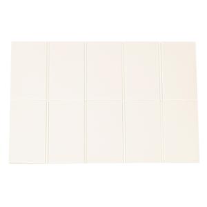 Large Pastel White Foldable Baby Play Mat | Thick Padded XPE Baby Crawl Mat | 198 x 148 CM