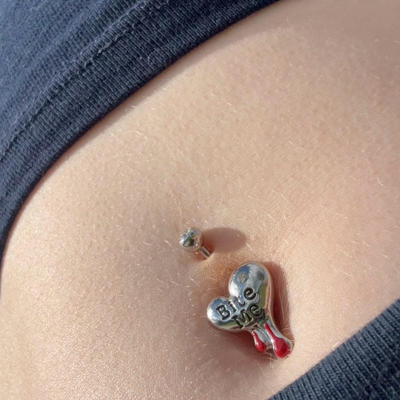 Halloween Belly Ring Stainless Steel 4