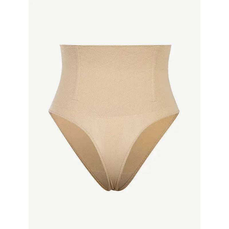 Powersculpt® Seamless high waisted 4 Steel Boned Shapewear Thong 3