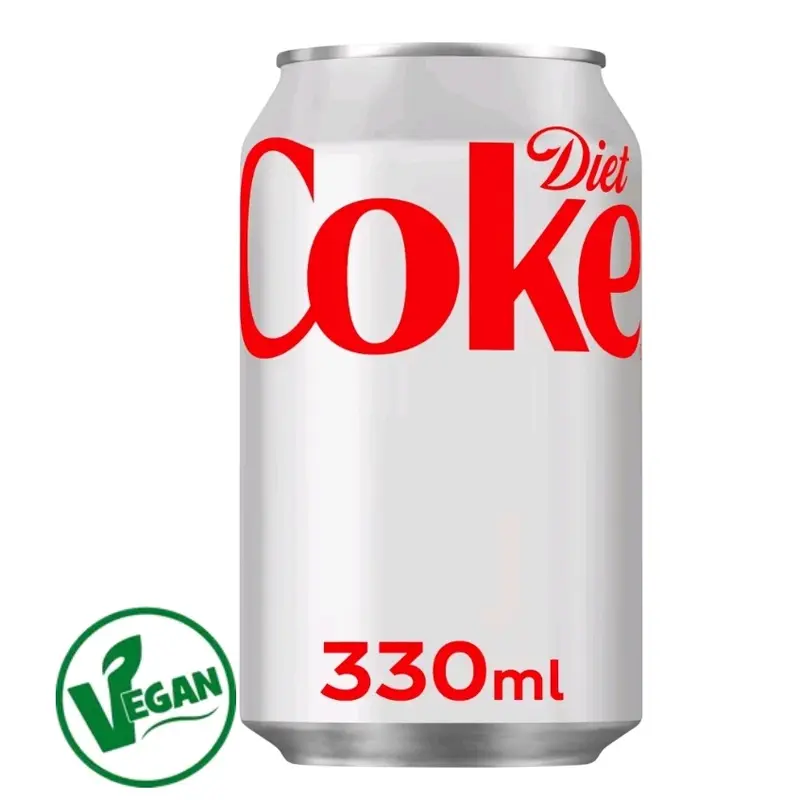 24 x Diet Coke Cans 330ml - Perfect for On-the-Go Hydration - Set, Beverage 0