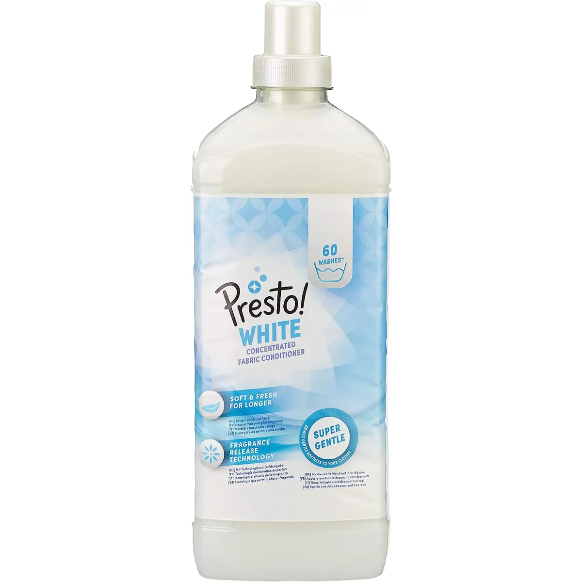 Presto! Fabric Softener White, Fresh Scent