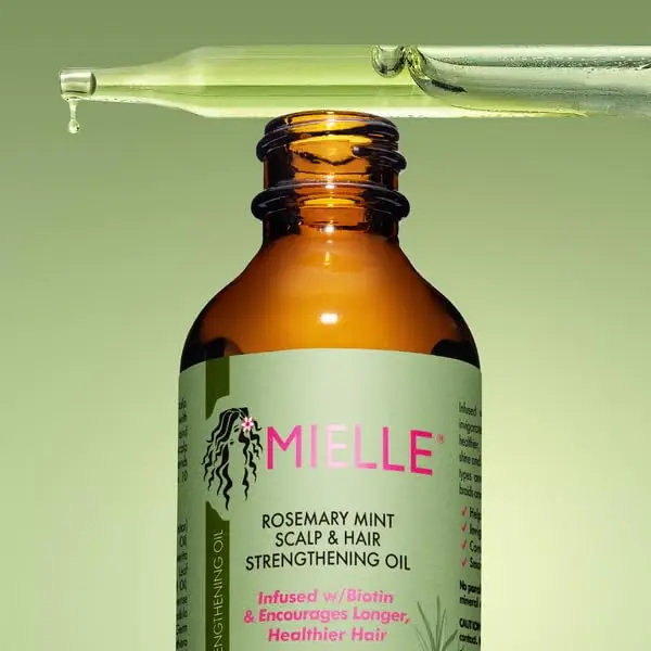 Mielle Organics Rosemary Mint Scalp & Hair Strengthening Oil for All Hair Types, 2 Ounce Comfort Haircare Scent 3