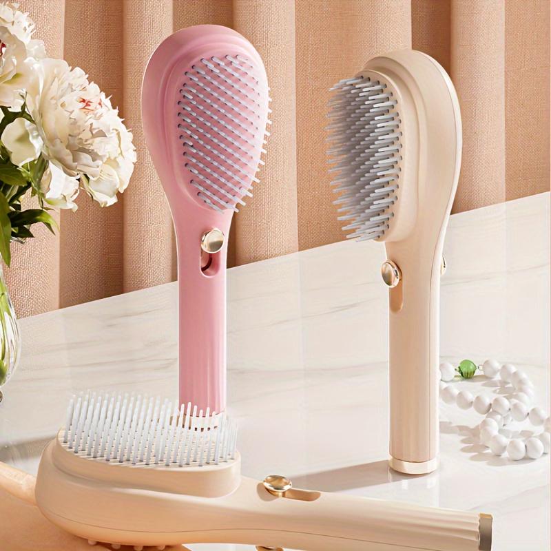 1pcs Magic Retractable Hair Comb-Anti-Static Scalp Massaging & Detangling Brush for All Hair Types Holiday Gift Box Beauty Tool 4