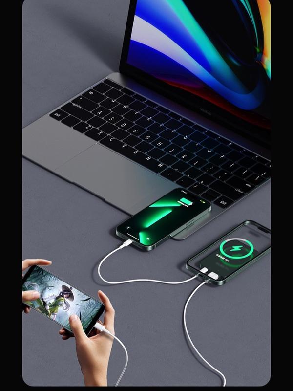 Magnetic Wireless Mini Power Bank 10000mAH with Fast Charging and Battery Level display,MagSafe Powerbank,External Battery Accessories,Compatible for Phones, iPad,Headphones,Multiple Devices Charging,Charing Mobile,Charger,Portable Charger,Gift Ideas 8