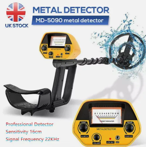 Deep Underground Metal Detector Professional Hunt Treasure Gold Coins Waterproof 1