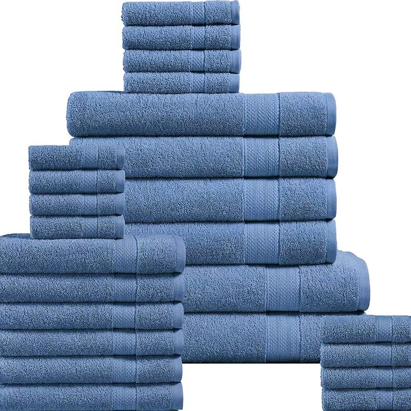 10 piece luxury towels,2 bath towels,(70x140cm)4 hand towels,(40x66cm) 4 face towel,(30x30cm) 500 gsm Set 3