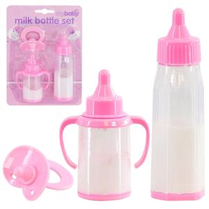 BiBi Doll Milk Bottle and Dummy Set for Baby Dolls