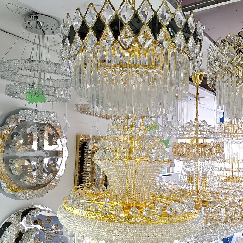 crystal chandliers 50cm new design perfect choice for living room and bedrooms. 2