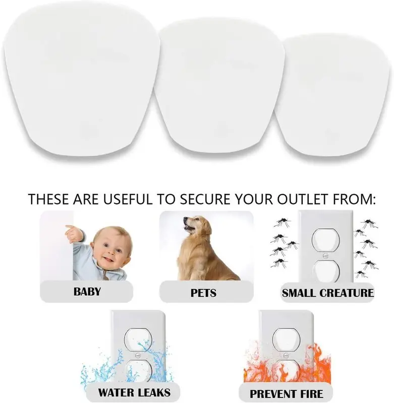 Socket Covers Set of 10 Child Proof Guard Electric Protectors Kids socket tower charger extensioncord powerstrip hager electrical sockets 2