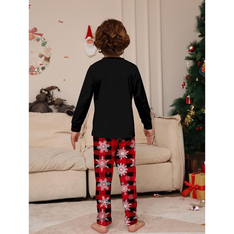 Women Men New Year's Costumes Cartoon Elk Print Christmas Parent-child Matching Pajamas Set Boys Girls Sleepwear Xmas Family Look Pjs Couples Set 6