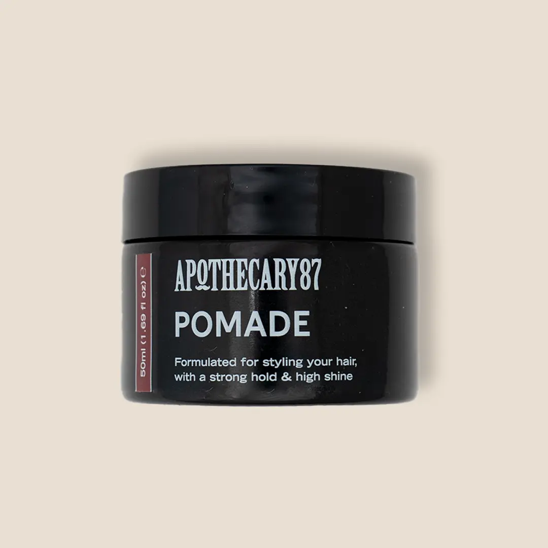 Apothecary 87 Water Based Hair Pomade | High Shine Finish, Strong Hold, Medium Weight | 50ml