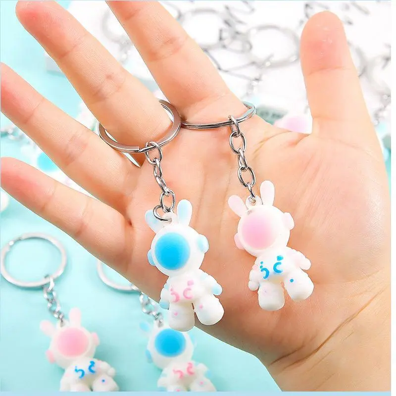[ Gift default only one  ] Cute astronaut keychain Space fun. 6