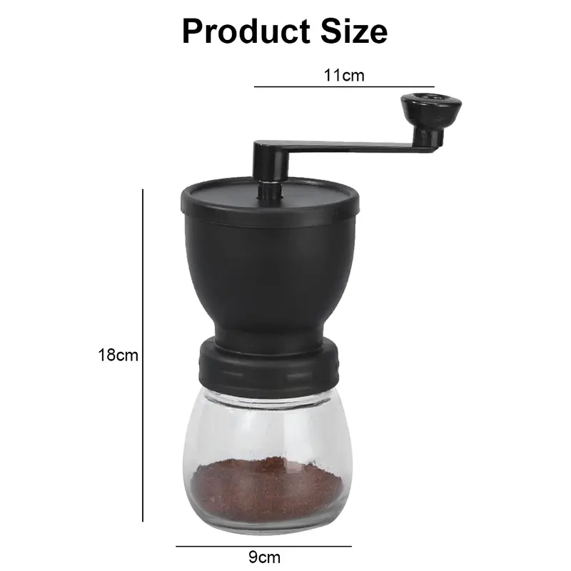 Manual Coffee Bean Grinder , Hand Coffee Grinderc Burr, Hand Crank/Handheld UK 3