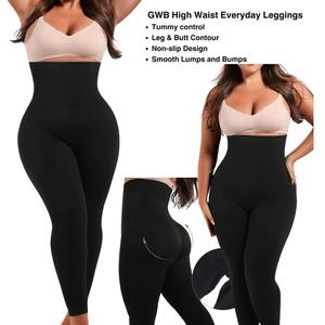 GWB High Waist Tummy Control Shapewear Leggings Shaping Knickers Waist Cincher Mid Thigh Shaper Leg Shaper Womenswear Comfortable Medium Piece Minimalist Basic Slimming Underwear Lady