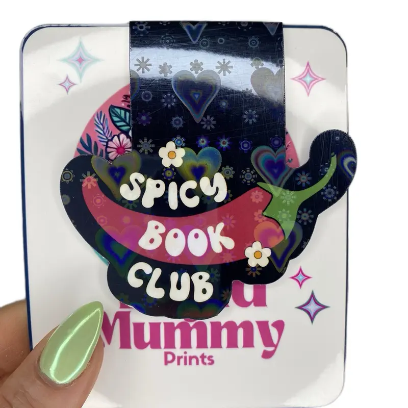 Sizzling Reads: ‘Spicy Book Club’ Magnetic Bookmark 1