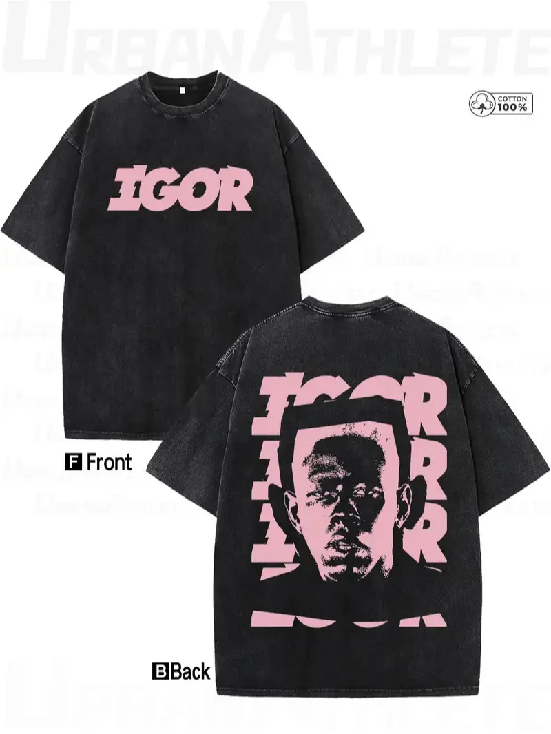 Tyler The Creator Graphic Shirt, Vintage Y2K Casual Tee, Hip-Hop T Shirt