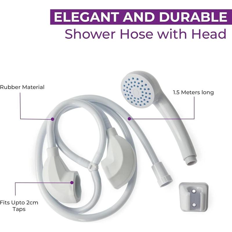 Blue Canyon Bathroom Shower Spray Head & Hose Apollo Solo For Basin & Bath Taps 2