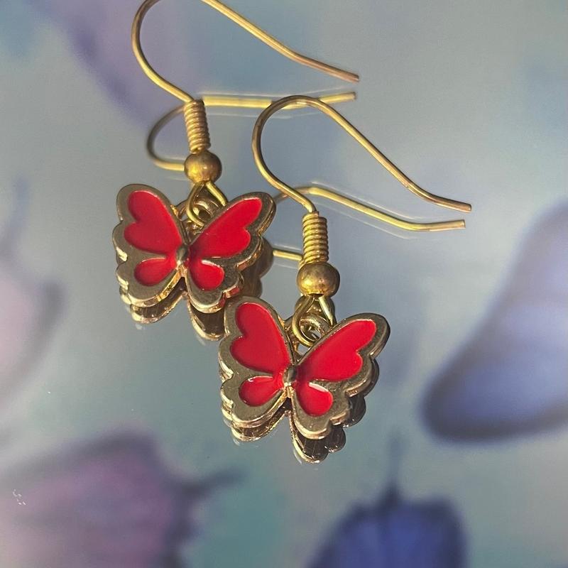 Colourful Butterfly Earrings 3