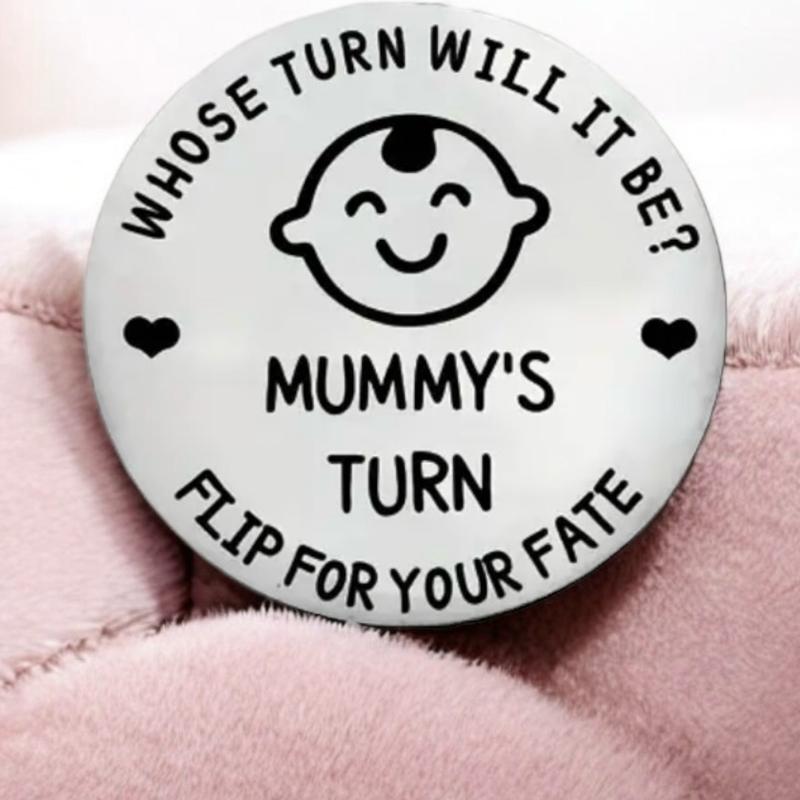 Double Sided New Parent Decision Coin Gift 2