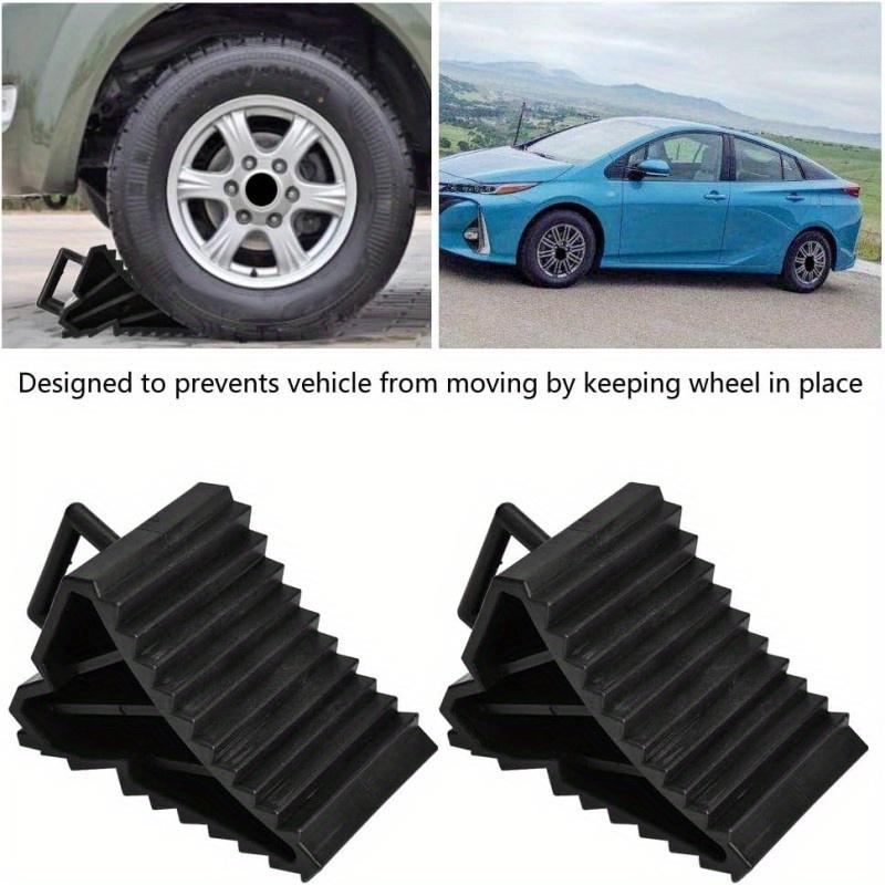 2pcs Anti-Slip Car Tire Support Pad Wheel Alignment Block Tyre Slip Stopper 1