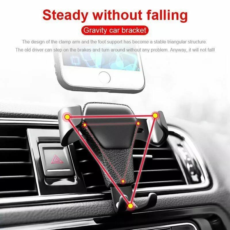 Universal Mobile Car Phone Holder Air Vent Gravity Design Mount Cradle Stand 4