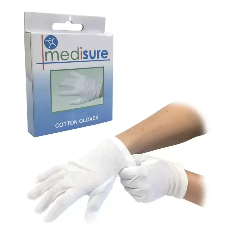6 Pairs 100% Cotton White Gloves – Moisturizing, Dermatological, Eczema Relief 5