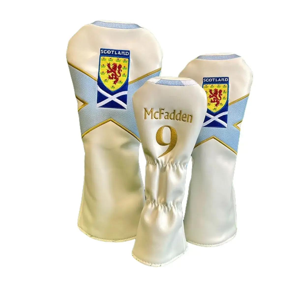 ‘McFadden 9’ 2007 Scotland Football Top Design Golf Club Head Covers