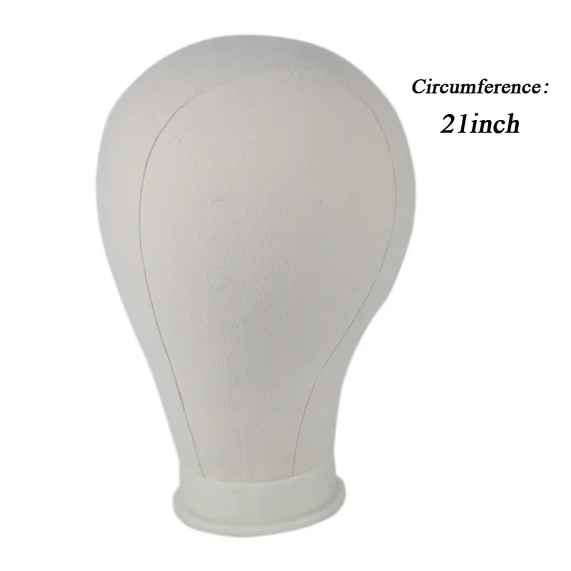 Canvas Block Head Kit Display Styling Manikin Doll Wig Stand Training Mannequin Model For Making Wigs Holder In Mannequins 6