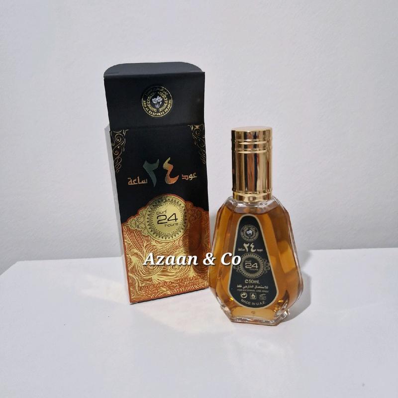 Oud 24 Hours Perfume | 50ml Eau de Parfum 100ml by Ard Al Zaafaran 10ml perfume oil Natural Spray 20ml | Arabian Scents Fragrance Perfumes Dubai Scent 3