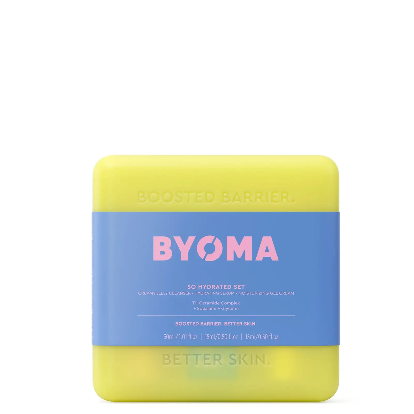 BYOMA Hydrating Starter Kit - Moisturizer for Skin Care - Skincare Cleanser Cream