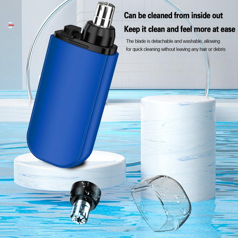 Product Introduction of Rechargeable Mini Portable Nose Ear Hair Trimmer Electric Hair Removal Shaver UK 11