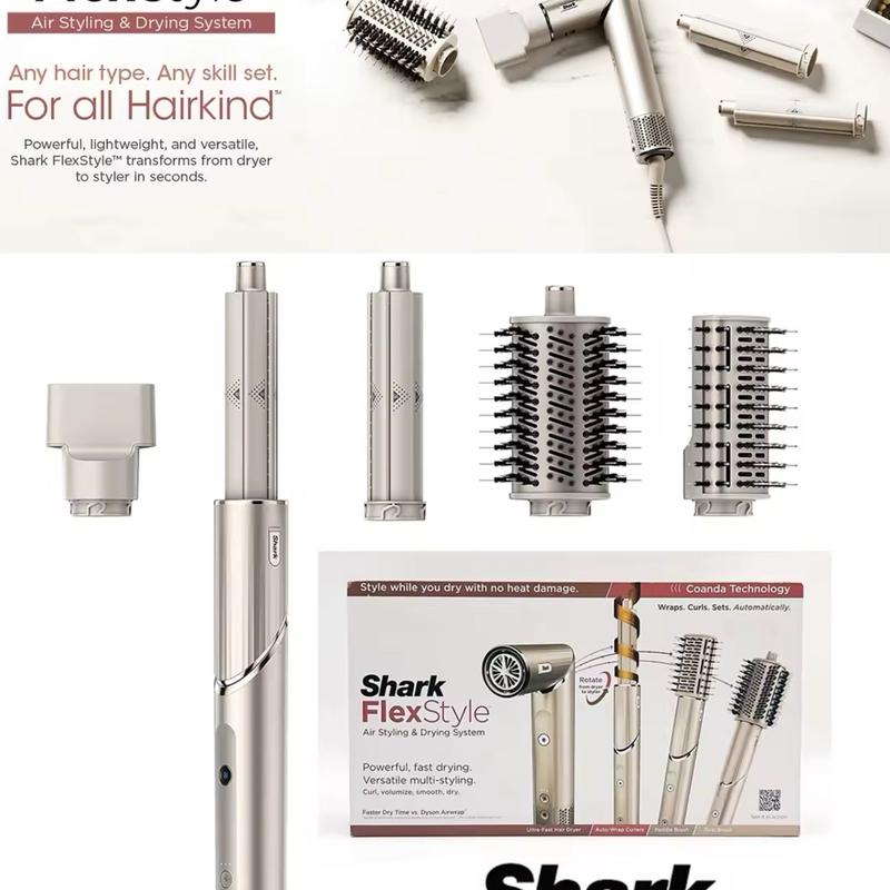 Shark HD430 FlexStyle Hair Dryer&Airwrap hair Curler Hair Dryer Brush 0