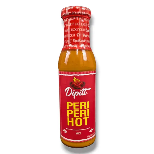 Dipitt Peri Peri Hot Sauce-300g, Halal, No Artificial Flavors