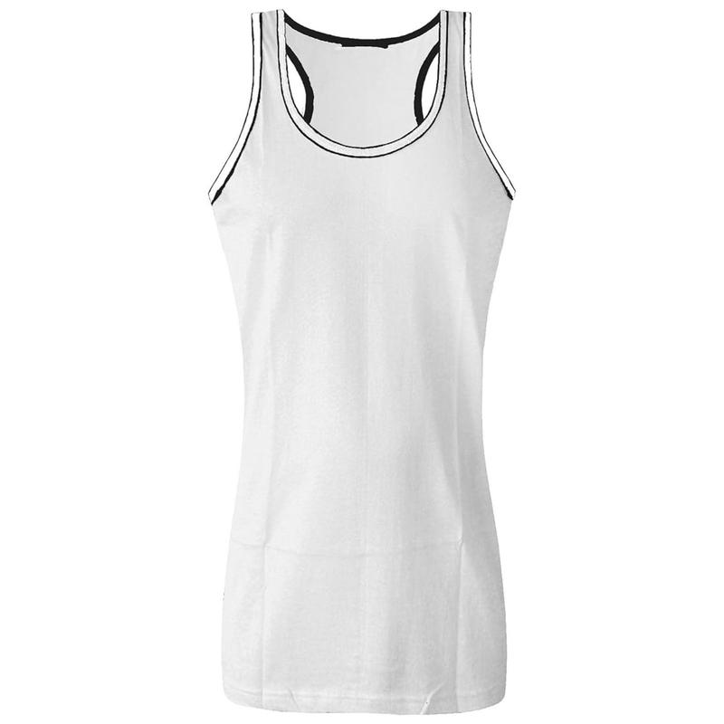 Mens Muscle Vest Tops, Lightweight Round Neck Workout Gym Tank Top, Slim Fit Summer Cotton Sleeveless Tops for Bodybuilding Running Beach 3