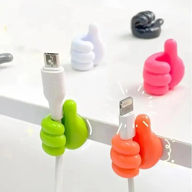 (Gifts) Thumb Wall Hook, Cable Organiser, Desk Accessories, Bedroom Accessories, Room Decor, Home Decor 0