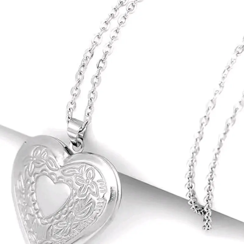 GJ Gemma Stainless Steel Functioning Heart Locket 7