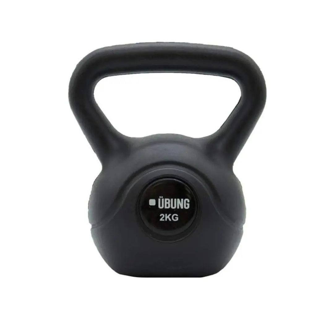 UBUNG Fitness Kettlebell for Weight Lifting Workout 2kg Black