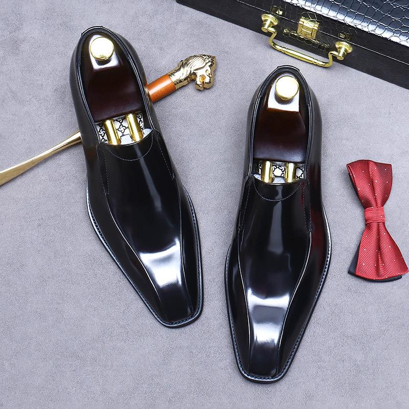 Product Introduction of Business Formal Wear Shoes Cowhide Men's Office Shoes 12