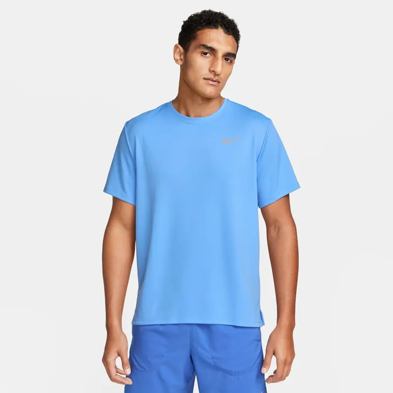 Nike Mens Drifit Miler Running Top Short Sleeve Sports Training Fitness Gym 6