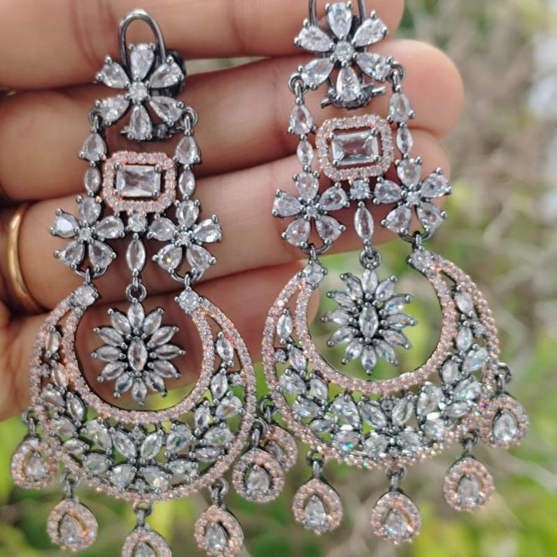 Gorgeous Drop Stone Dangling Earrings Engagement Birthday Auspicious Anniversary Wedding 3