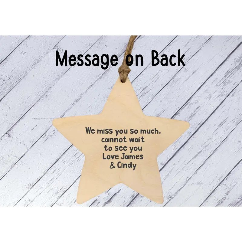 Wooden Star Ornament - Grannies Are Like Stars 1