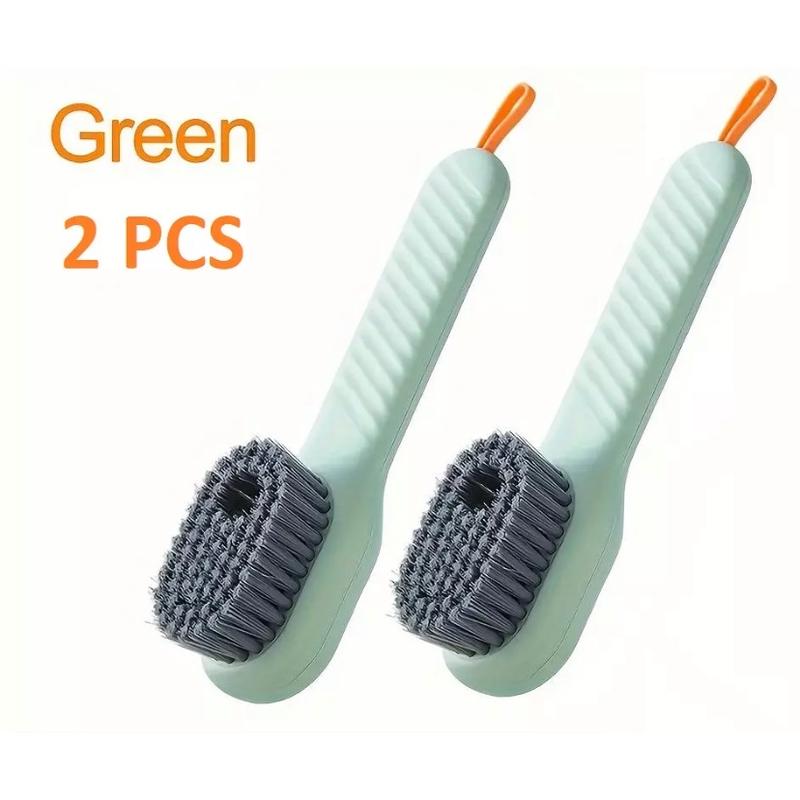 1-2pcs Laundry Soap Dispenser Scrubbing Brush For Cleaning Shoe Cleaning Brush 8