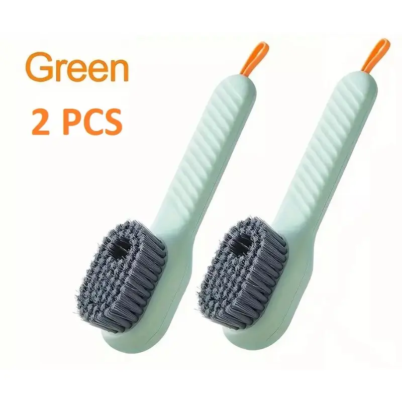 1-2pcs Laundry Soap Dispenser Scrubbing Brush For Cleaning Shoe Cleaning Brush 8