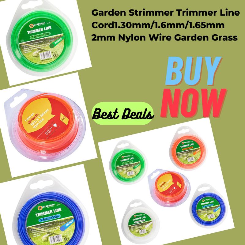 Product Introduction of Garden Strimmer Trimmer Line Cord1.30mm/1.6mm/1.65mm 2mm Nylon Wire Garden Grass 13