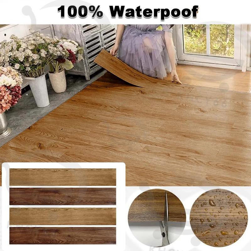Product Introduction of 5m² Floor Planks Tiles Self Adhesive Wood Effect Vinyl Flooring Kitchen Bathroom 4
